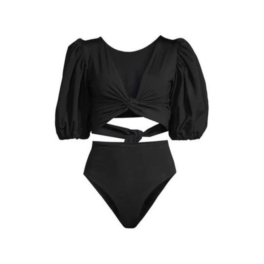 Maygel Coronel Gallega Puff-Sleeve Swimsuit — image 4 of 8